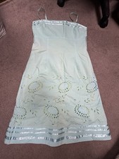 Express Blue Y2K MIDI dress With Detachable Straps Size 12