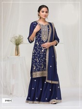 Indian Pakistani New Salwar Kameez Party Wear Designer Wedding Suit Women Dress