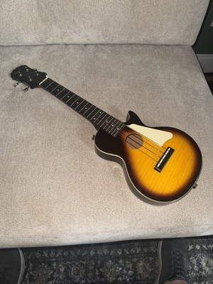 Epiphone Les Paul Acoustic Electric Ukulele Sunburst Concert Uke EUC