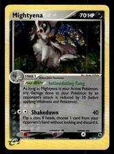 Pokemon TCG EX Ruby and Sapphire #10/109 Mightyena Holo LP+ (Scratches) on eBay
