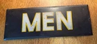 Vintage Tin Men’s Restroom Sign