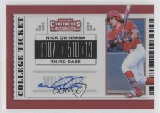 2019 Elite Extra Edition College Ticket Holo Signatures Nick Quintana Auto 0l1