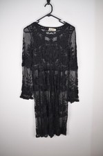 Reverse Womens Black Lace Dress