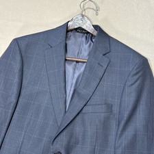 Jos. A. Bank Signature Granada Silk Wool Blazer Plaid Sport Coat 43