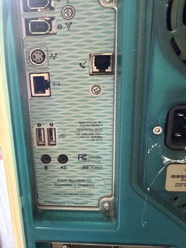 Power Macintosh G3 blau weiß mit Tastaturbetrieb nicht bestätigt Japan JP - Bild 5 von 8