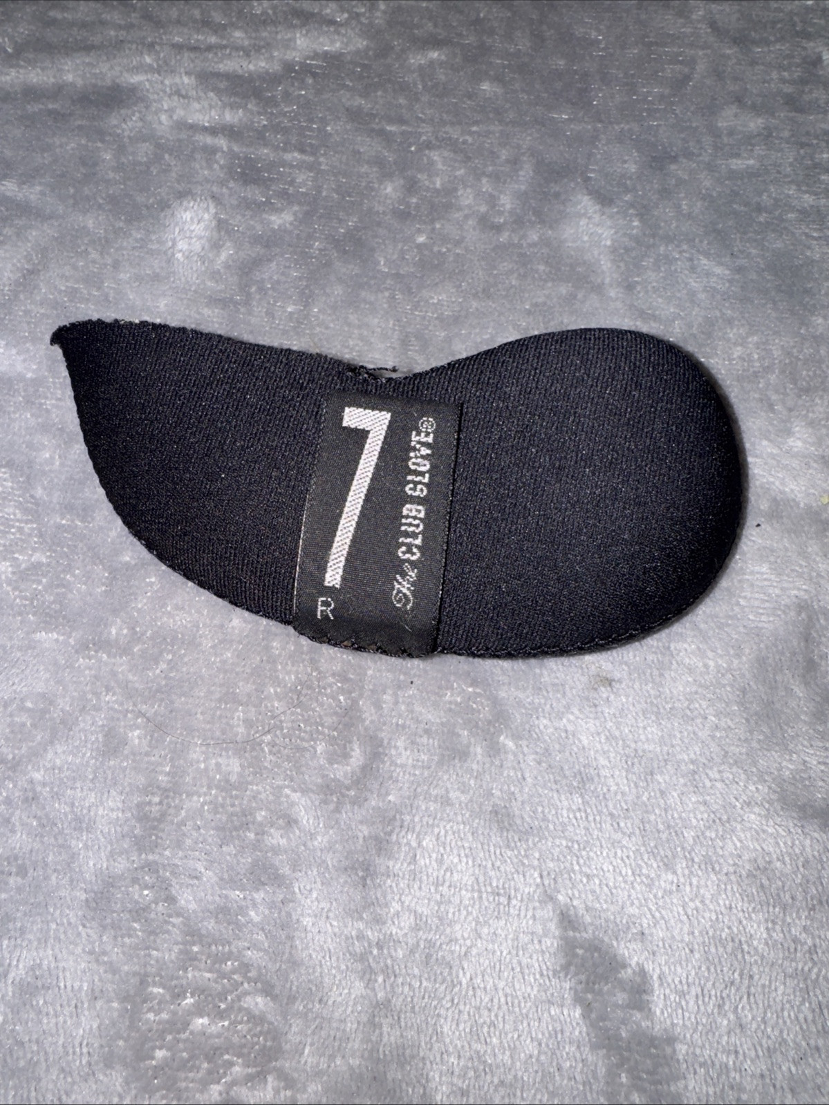 Head Cover &ndash; 7 Iron Cover &ndash; Black