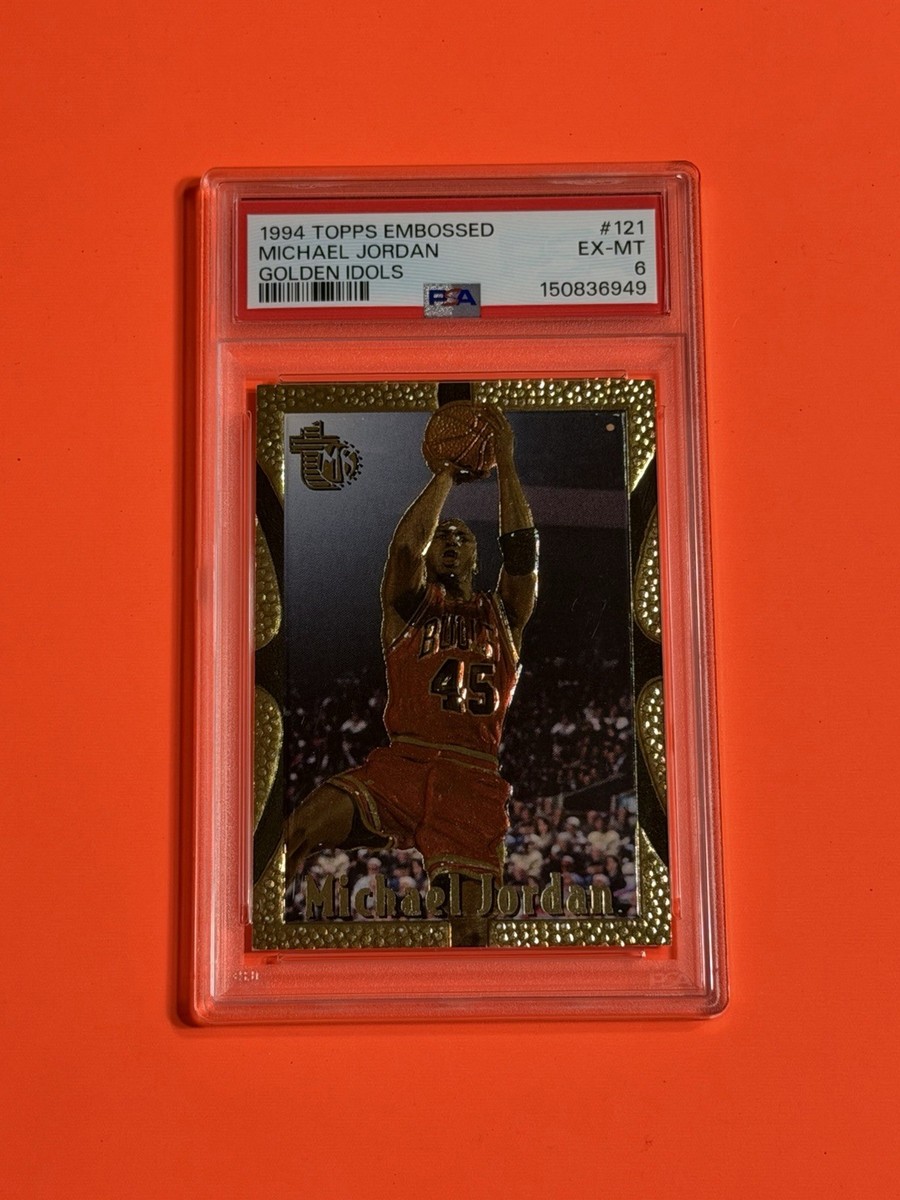 1994-95 Topps Embossed - Michael Jordan #121 Golden Idol for sale