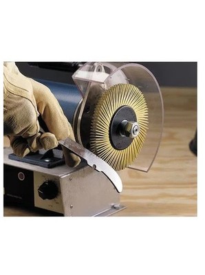 3M Scotch-Brite 61500187796 Radial Bristle Brush, T-C, 6 Diam, 7/16, 33217