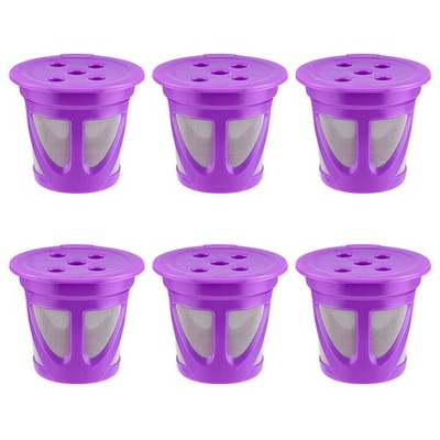 6 Pcs Kaffeekapsel Wiederverwendbar Nachfüllbare Kaffeekapseln Kaffeezubehör