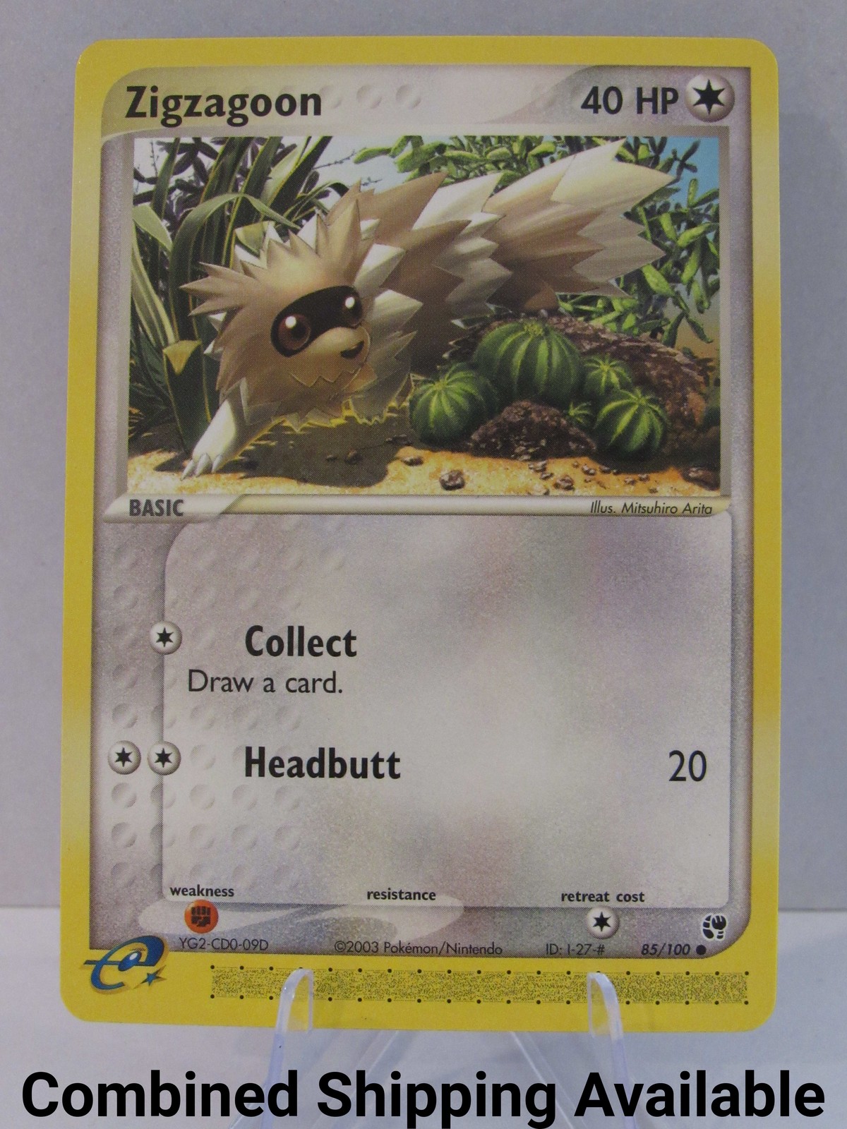 Zigzagoon 85/100 Sandstorm NM English 15496