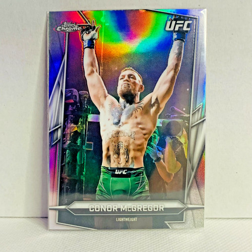 2026 Topps Chrome UFC Conor McGregor Silver Refractor Parallel Card #5