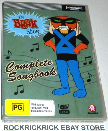 THE BRAK SHOW COMPLETE SONGBOOK DVD (ADULT SWIM) COLLECTION 4 DISC-SET REGION 4