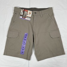 Copper Oak Venture Ripstop Cargo Short, Tan, Men's 30 Small 10" Inseam, NEW