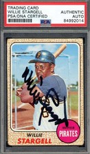 Willie Stargell PSA DNA Signed 1968 Topps Autograph
