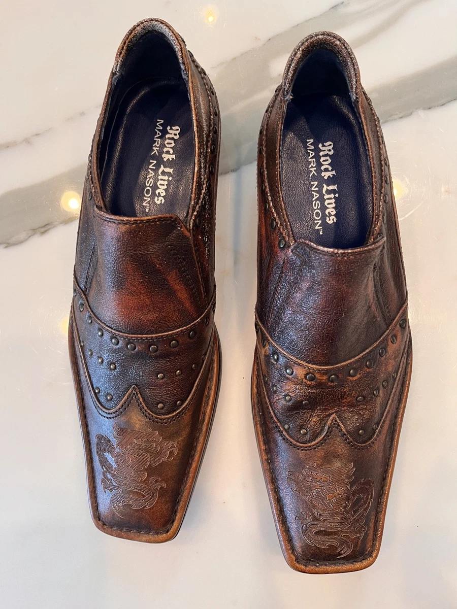 Mark Nason Brown Casual Shoes for Men with Upper Leather for  display picture 1