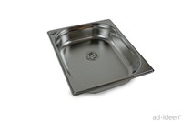 Edelstahl SpüLbecken Camping SpüLe Waschbecken 325X265X65 Mm +Ablauf Reisemobil