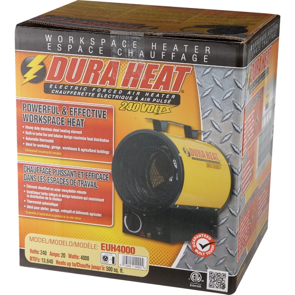 Dura Heat 4000W 240V Workspace Electric Space Heater EUH4000 Dura Heat EUH4000 - Image 3 of 3
