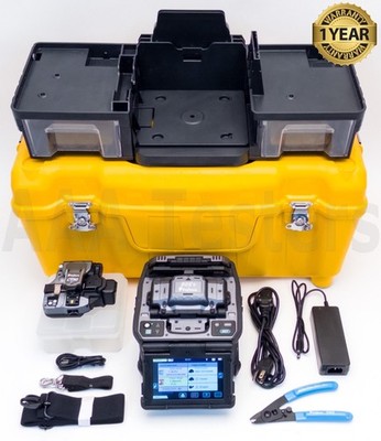 Fujikura 90S+ SM MM Core Alignment Fiber Fusion Splicer w/ CT50 Cleaver FMS-90S+