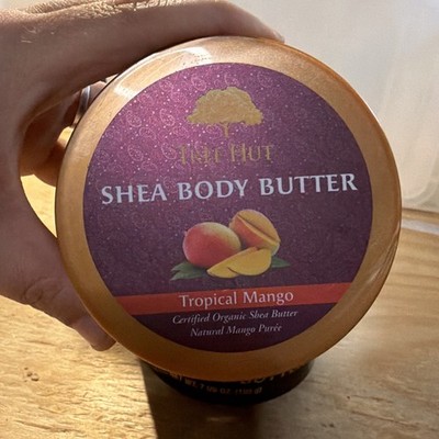 (2) Tree Hut 24-Hour Intense Hydrating Shea Body Butter TROPICAL MANGO 7oz NEW