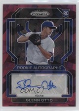 2022 Panini Prizm Rookie Burgundy Cracked Ice 8/25 Glenn Otto #RA-GO Auto 17di