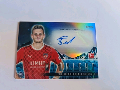 TIM SIERSLEBEN Rookie RC /25 Auto Blue Midnight Horizon Twilight FCH Rare HS-TS