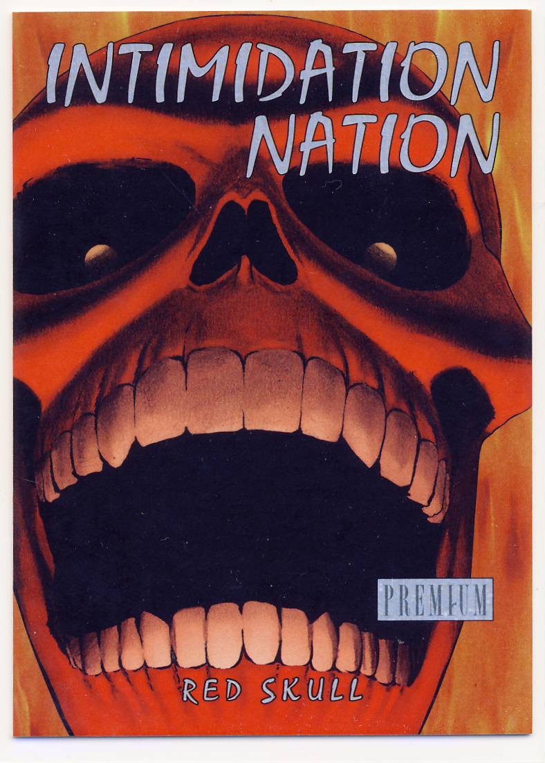 2013 Marvel Fleer Retro Intimidation Nation 13 Red Skull