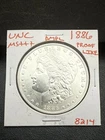 1886 BU GEM MORGAN SILVER DOLLAR UNC MS+++ DMPL U.S. MINT RARE COIN 8214