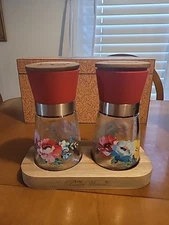 Pioneer Woman  Salt & Pepper Grinder Set Sweet Romance 3-Piece 
