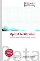 Lambert M. Surhone (U. A.) | Optical Rectification | Taschenbuch | Englisch