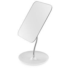 Table Vanity Mirror with Stand - Makeup Mirror for Desk, 360 Rotation Folding...