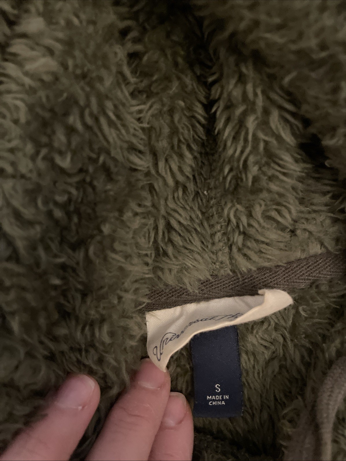 Universal Thread Sherpa Plush Pullover Hoodie Gre… - image 3