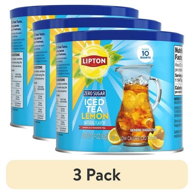 PR Lipton Zero Sugar Lemon Iced Tea Mix, 10 Quarts