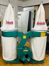 grizzly 3hp industrial dust collector