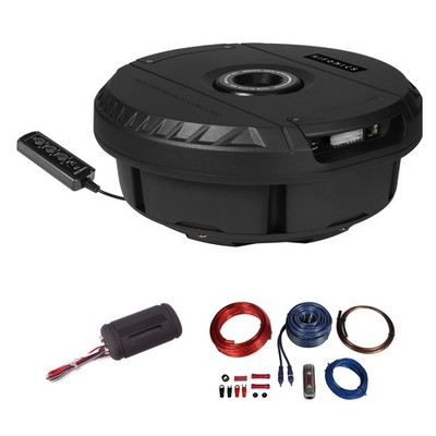 HIFONICS ZRX111A - 28cm Universal Aktiv Reserverrad Subwoofer/Bass Upgrade Set
