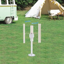 3-Blade Vertical Axis Wind Turbine Generator Permanent Magnet Axis Wind Turbine