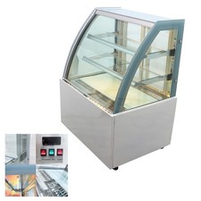 220V 35.4in Commercial Refrigerated Display Cabinet LED Lighting Digital Display