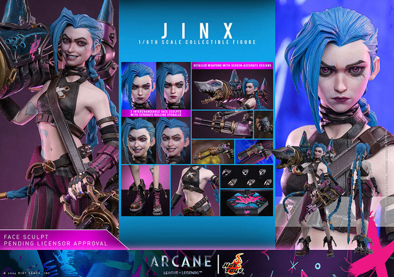 PSL HOT TOYS Arcane League of Legends Jinx Female 1/6 LOL from