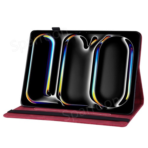 2024 PU Leather Case Stand Cover for iPad Pro 13 11 10 9 8 7 6 5th Gen Air Mini - Picture 45 of 81