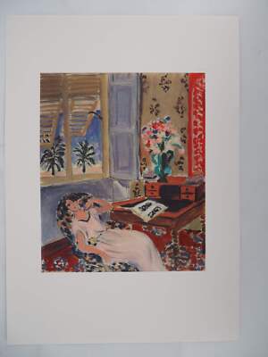Henri MATISSE: Interior View Of Nice, The Nap, Signed