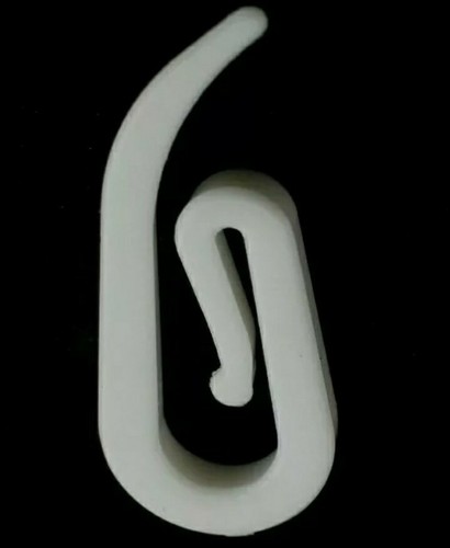 GANCHOS PARA CORTINAS CORTINAS CON CINTA PARA CABECERA PLÁSTICO BLANCO NYLON MEJORADORES PARA EL HOGAR - Imagen 3 de 3