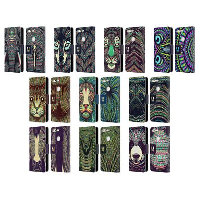 HEAD CASE DESIGNS AZTEKISCHE TIERGESICHTER BRIEFTASCHE HUELLE FÜR GOOGLE HANDYS