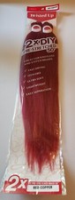 X-Pression Braid Hair Outre 100 Kanekalon Twisted Up DIY Prestretched 50" RedC