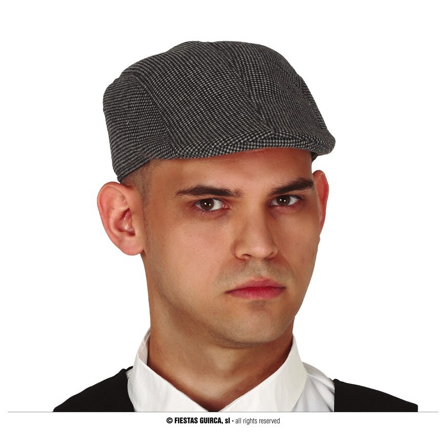 CARNEVALE HALLOWEEN COPPOLA SICILIANA BRITISH BERET BERRETTO GUIRCA 13911 ADULTO