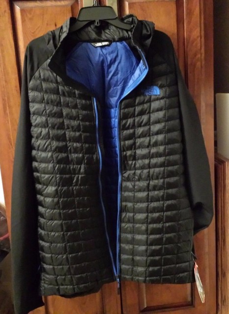 north face men's thermoball hoodie black