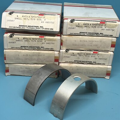 6V-53 Detroit Diesel Main Bearing Shell Set STD 8 Sets 5195927
