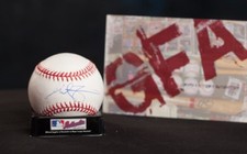 GFA Tampa Bay Rays * MIKE ZUNINO * Signed MLB Baseball Z4 COA