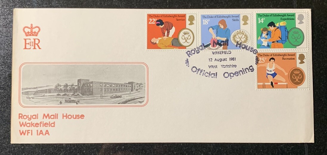 1981 Duke of Edinburgh GB FDC Royal Mail Wakefield Official eBay