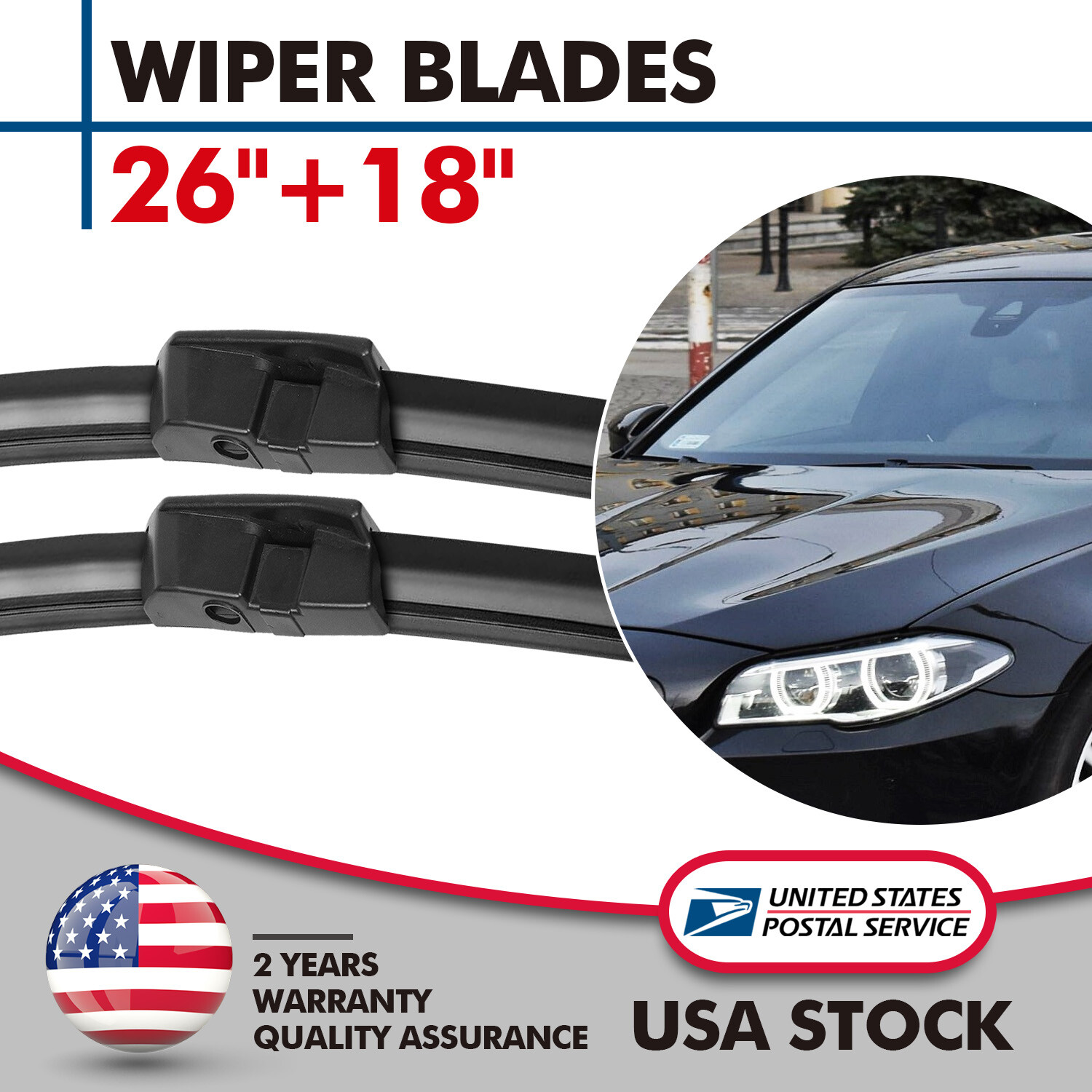 BMW OE Style Windshield Wiper Blades 26