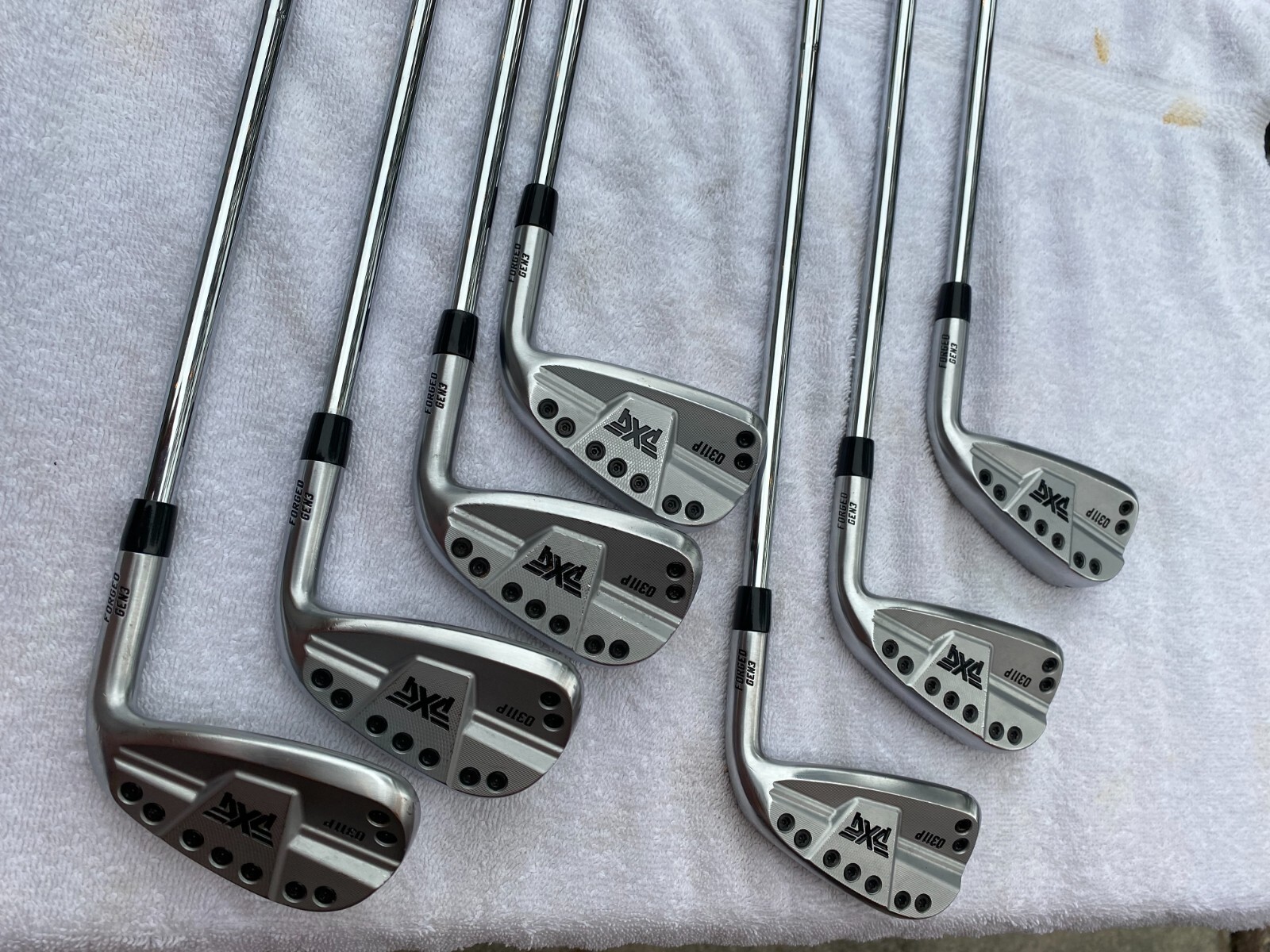 RH pxg 0311p gen 3 irons steel stiff shafts 4pw plus 1/2" eBay