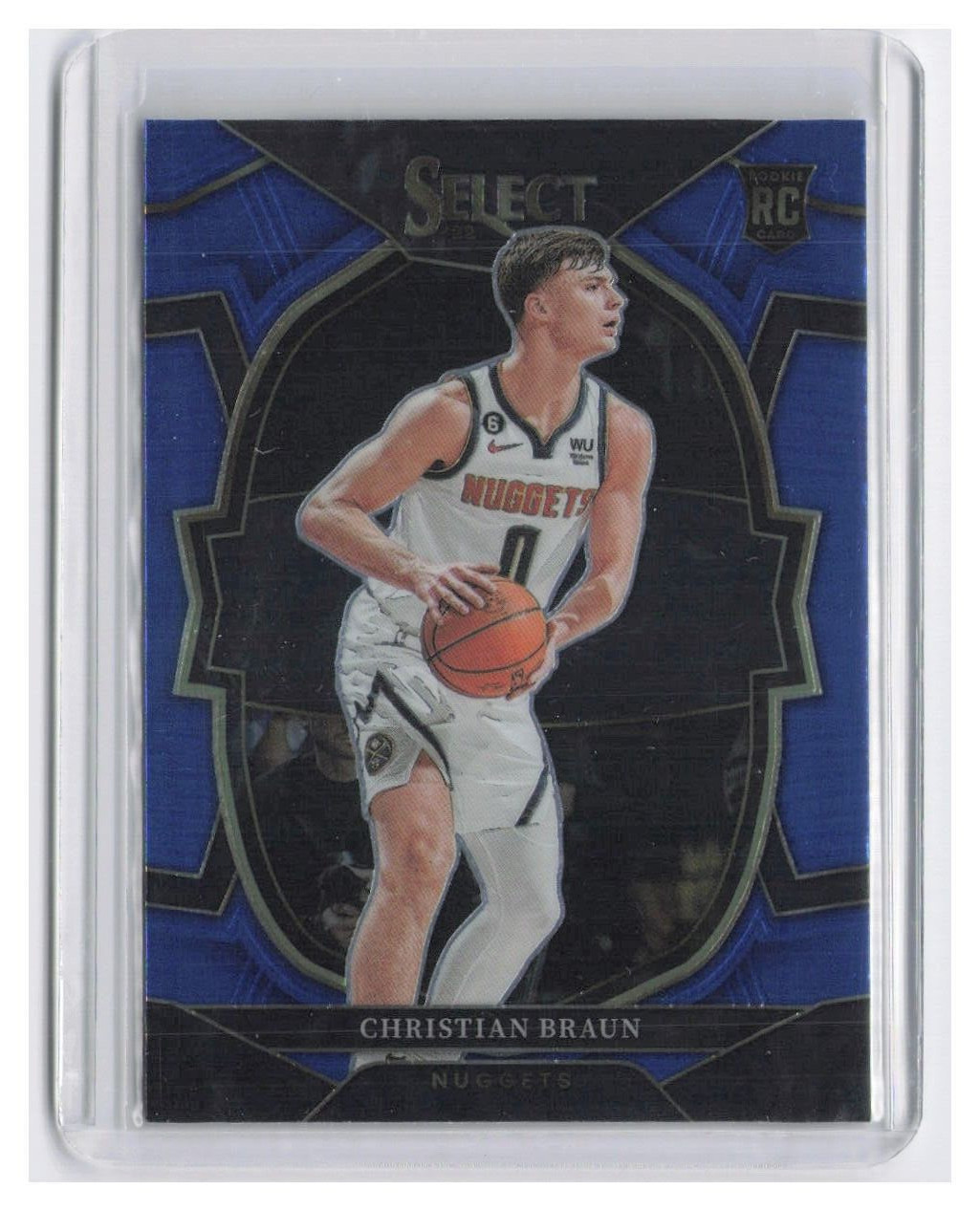 2022-23 Panini Select Christian Braun RC #85 Concourse Retail Blue